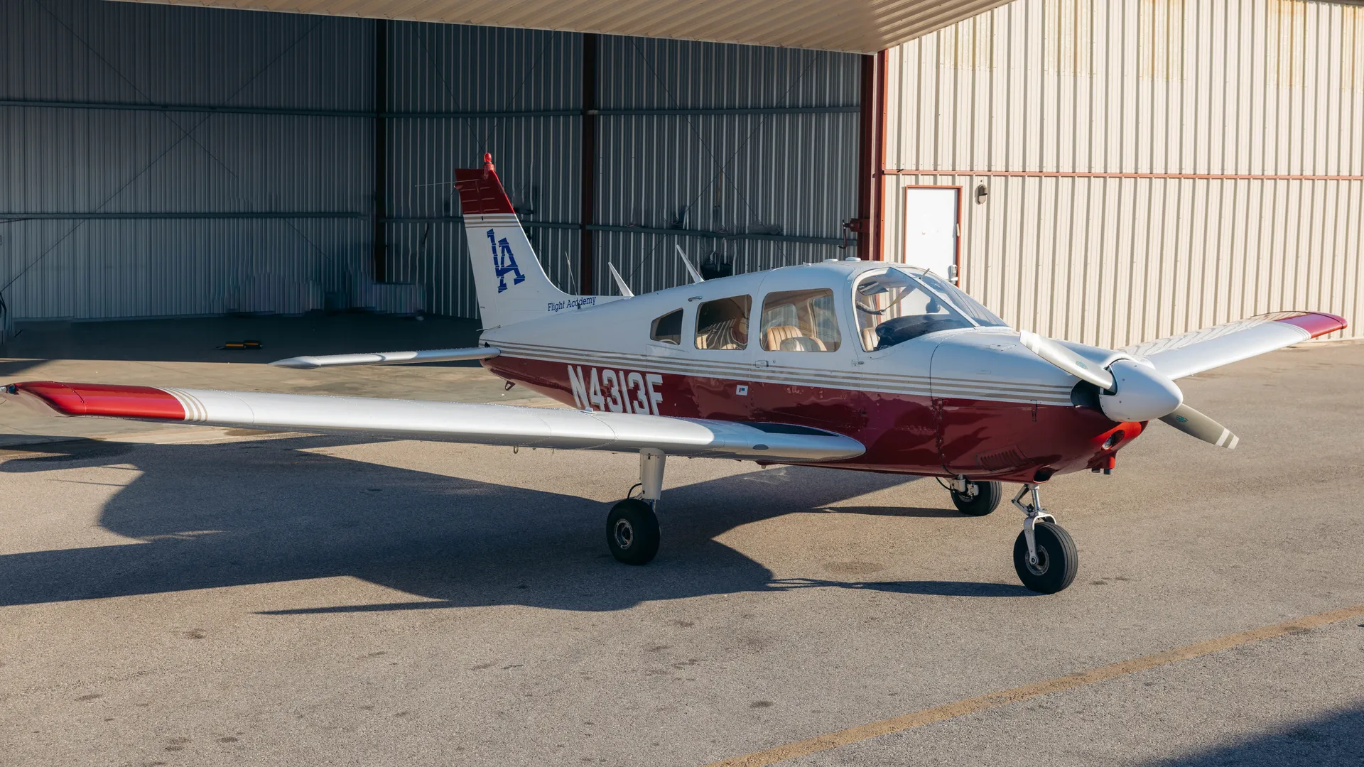 Flight school aircraft at Tarzana, CA